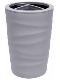 Стакан для зубных щеток Keeplex Wave серый топаз                            